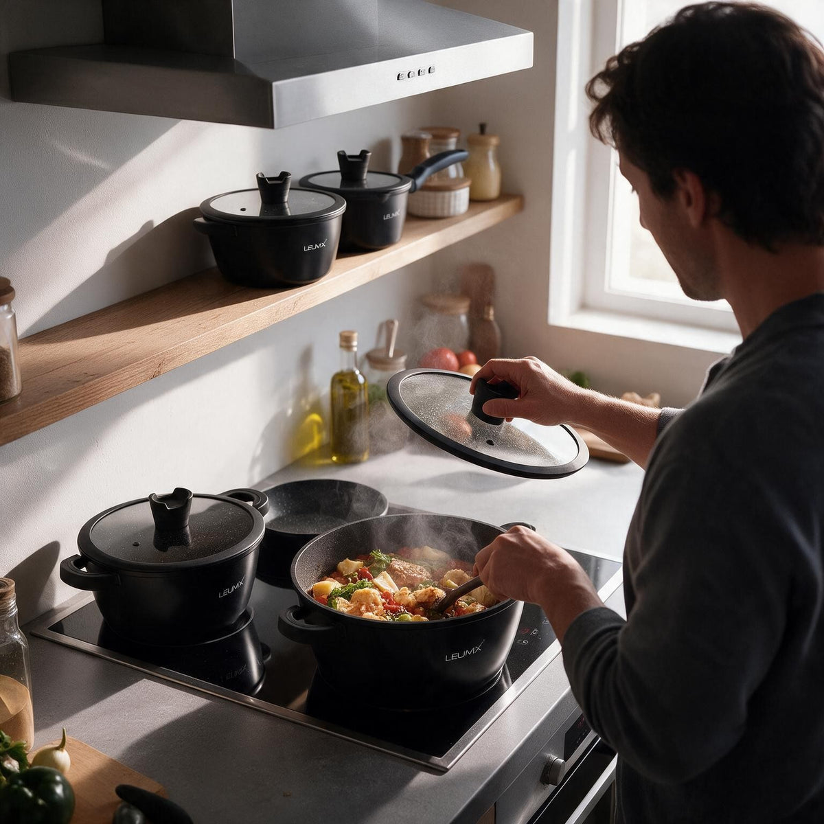 Koken met de LEUMX Atlas pannenset