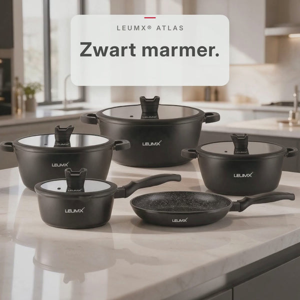 LEUMX Atlas pannenset 9-delig – productvideo